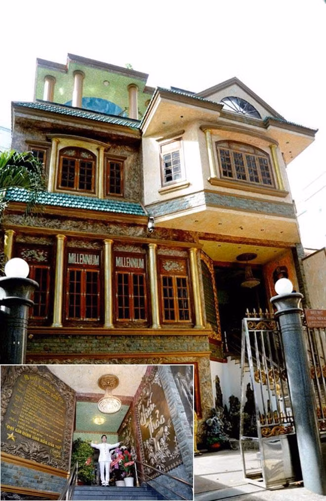 "Ông hoàng nhạc sến" Ngọc Sơn Trải qua gần 30 giữ ngôi ‘ông hoàng nhạc sến’, Ngọc Sơn đã tích lũy được khối tài sản ‘khổng lồ’. Nhắc tới anh, người ta nhớ ngay tới ngôi biệt thự dát vàng trăm tỷ, chiếc xe sang bậc nhất thập niên 90 và vô vàn thú tiêu khiển nghe qua đã choáng ngợp về độ xa hoa, đắt đỏ. Mặt tiền đồ sộ căn biệt thự được mệnh danh là "Cung điện" mang phong cách âm u, rùng rợn của Ngọc Sơn.