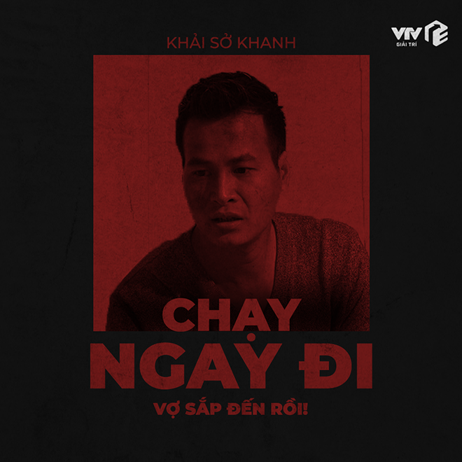 "Thánh sợ vợ", thấy vợ là chạy.