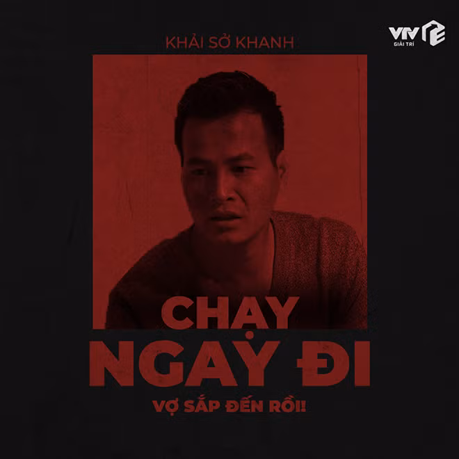 "Thánh sợ vợ", thấy vợ là chạy.