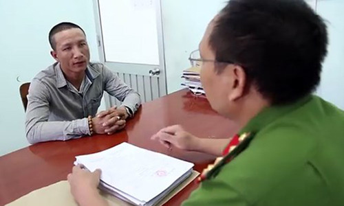 Dương Quang Hợp tại cơ quan điều tra.