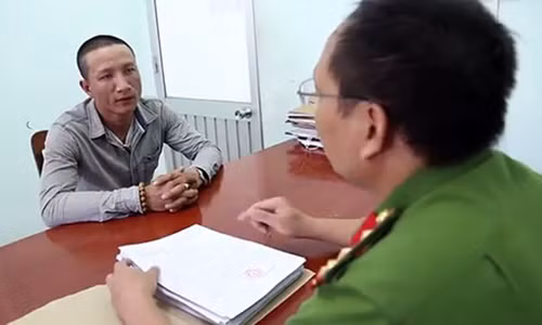 Dương Quang Hợp tại cơ quan điều tra.