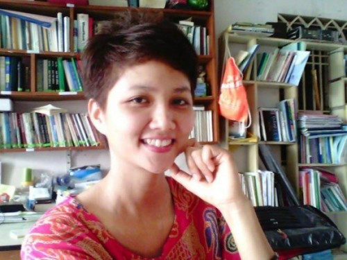 Nét đẹp mộc mạc thời sinh viên của nàng tân Hoa hậu.