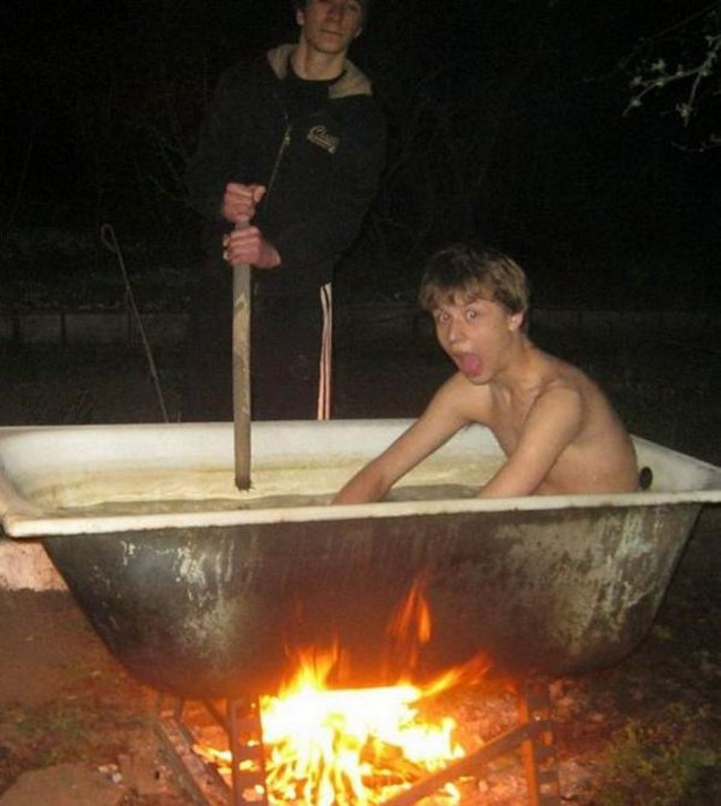 Cách để có bồn tắm nước nóng "sang chảnh".