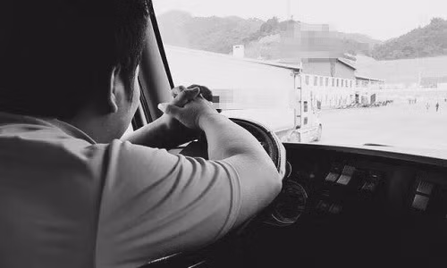 Tài xế Nguyễn Như Thuần (SN 1991, Hà Nam). Ảnh Thanh Hải