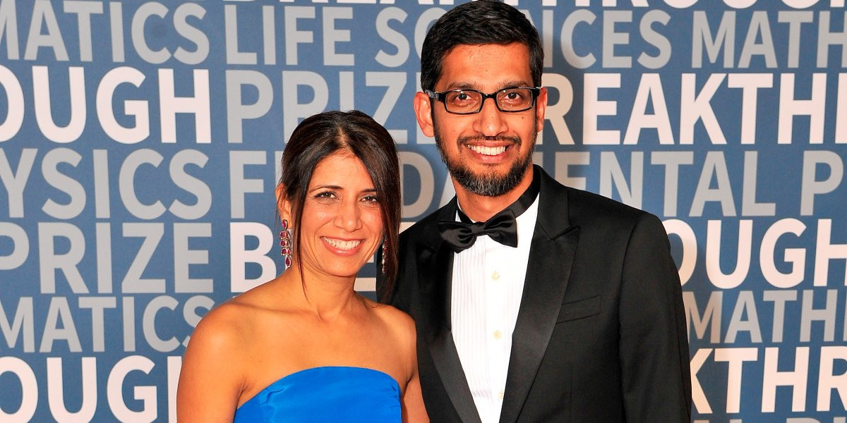 Sundar và người vợ tuyệt vời đứng sau mọi thành công của ông, Anjali.