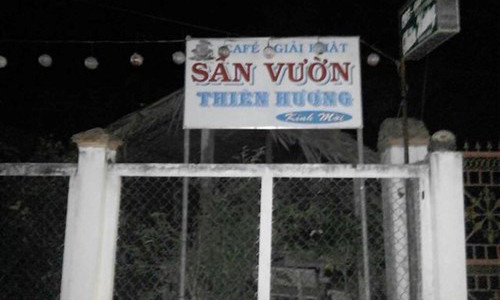 Quán cafe, nơi Thúy hẹn gặp Thanh để đầu độc và cướp tài sản.