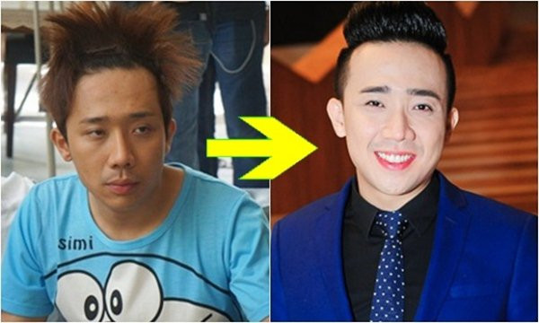 Anh cũng khiến bao người hâm mộ "té ghế" khi đặt 2 bức hình so sánh mặt mộc và trang điểm đặt cạnh nhau
