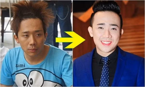 Anh cũng khiến bao người hâm mộ "té ghế" khi đặt 2 bức hình so sánh mặt mộc và trang điểm đặt cạnh nhau