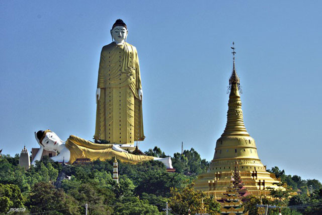2. Tượng Phật Laykyun Sekkya (Myanmar). Chiều cao: 116m.