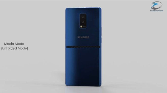 Máy ảnh chính trông khá giống với Galaxy S9+, trong khi mặt trước là camera 8 MP chụp selfie và hỗ trợ máy quét mống mắt.