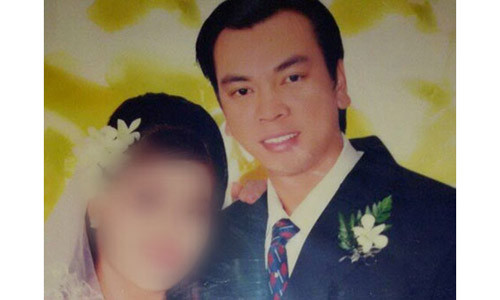 Vợ chồng anh Bình.