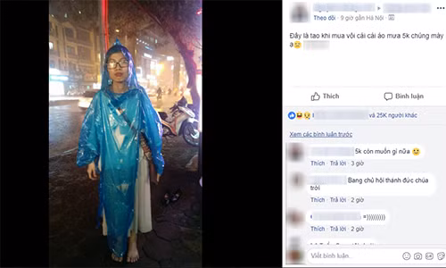 Khuôn mặt không thể đáng thương hơn của cô bạn.