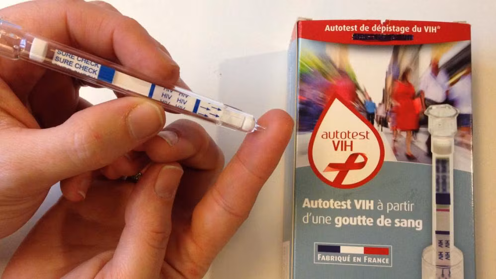 Dụng cụ xét nghiệm HIV sắp được bán tại các nhà thuốc tại Pháp. Nguồn: francetvinfo.fr