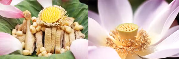 Vao bep cuoi tuan: Vit hap la sen