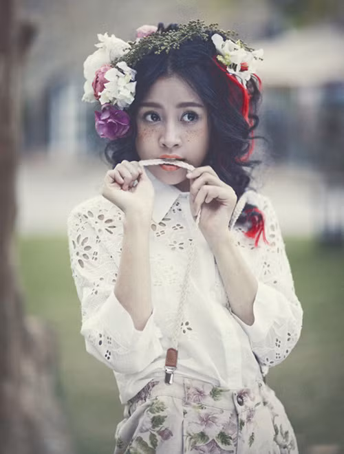 Trào lưu xuất phát từ các nàng xứ anh đào nhanh chóng được yêu thích ở châu Á. Hotgirl Chipu của Việt Nam cũng không thể nằm ngoài trào lưu làm đẹp độc đáo này. Ảnh: khampha