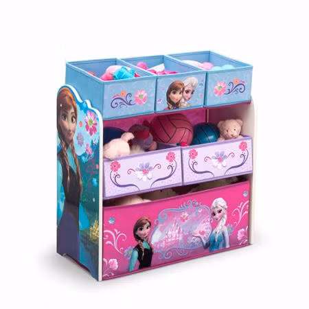 Tủ đựng đồ chơi Nữ hoàng Frozen. Giúp cho căn phòng của bé thêm gọn gàng và hết sức đáng yêu.