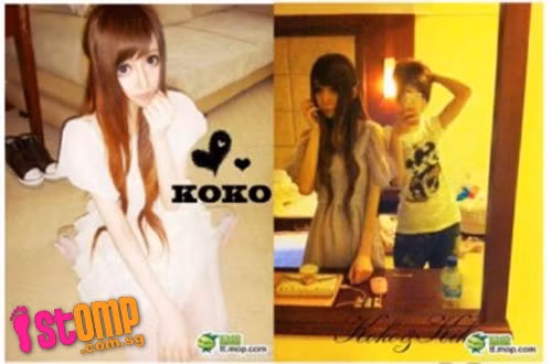 Koko. Cô gái có nickname Koko ở TQ gây choáng với thân hình siêu mỏng, khuôn mặt chỉnh V-line quá đà và đôi mắt lồi lên đáng sợ. Koko cố gắng chỉnh sửa và make-up để có gương mặt giống các nhân vật trong phim hoạt hình Nhật Bản. Tuy nhiên, đôi mắt to bất thường và vóc dáng tong teo khiến Koko trở nên vô cùng đáng sợ. Ảnh: doisong247