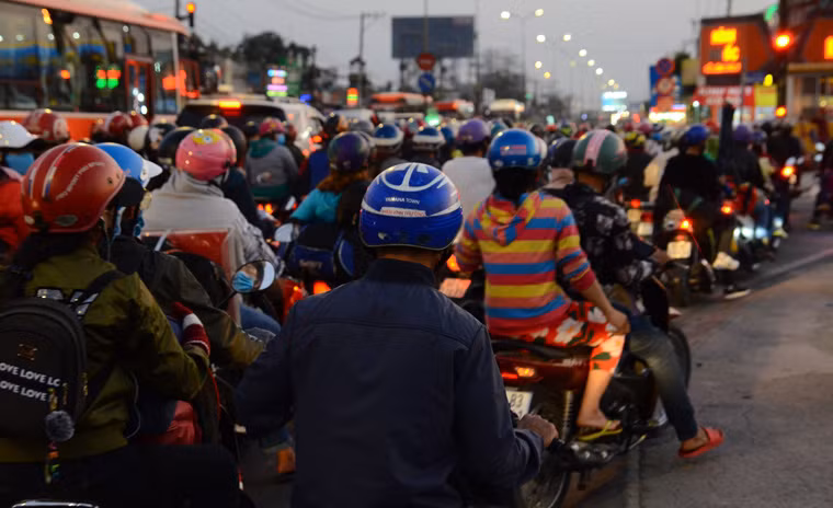 Hầu hết đều chọn thời điểm khởi hành lúc chiều tối để tận hưởng không khí mát mẻ.