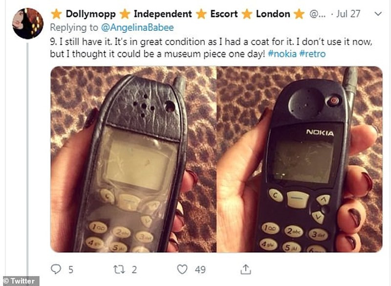 Một sản phẩm nổi tiếng của Nokia với trò chơi rắn huyền thoại, một người viết: "Tôi chọn số 7, đó là một ngày trọng đại. Tôi có thể chơi trò chơi trên điện thoại! Cảm ơn trò chơi rắn".