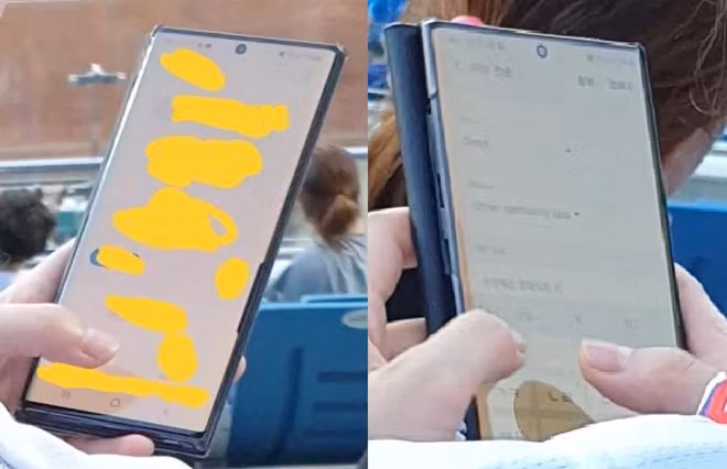 Xuat hien anh thuc te tren tay cua Samsung Galaxy Note10?