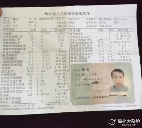 Dân mạng Trung Quốc còn lùng ra cả một số bức ảnh chụp giấy tờ tùy thân của Trần Sơn. Qua đó, có thể thấy Trần Sơn tên thật là Lưu Tiểu Hùng có nguyên quán ở huyện Bình Nguyên, một huyện nhỏ, nghèo khó... nhưng đã được sửa thành Trần Sơn với thân phận là một đại gia giàu có, gái xinh theo sát.