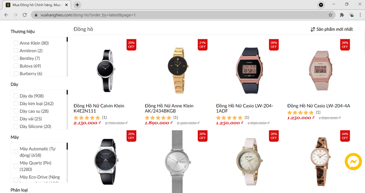 San TMDT Vua Hang Hieu: Quang cao hang chinh hang 