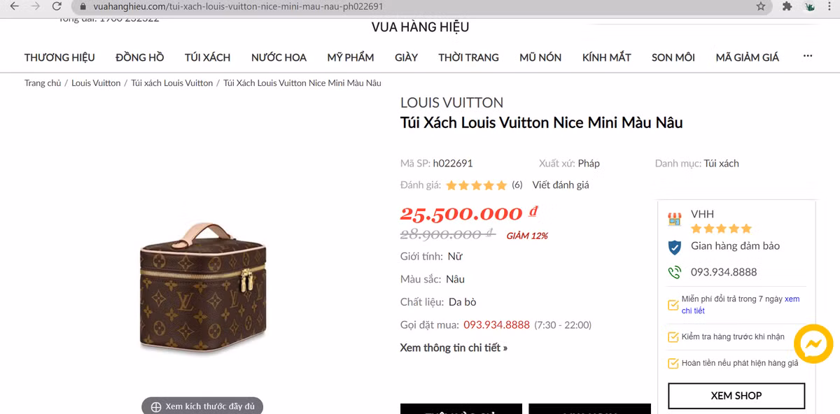 Vua Hang Hieu: Store chinh hang 