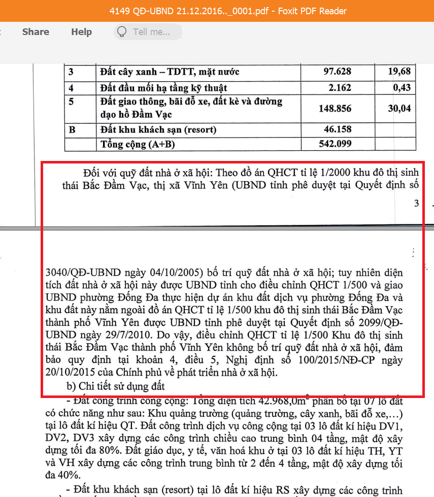 KDT Bac Dam Vac Vinh Yen: 