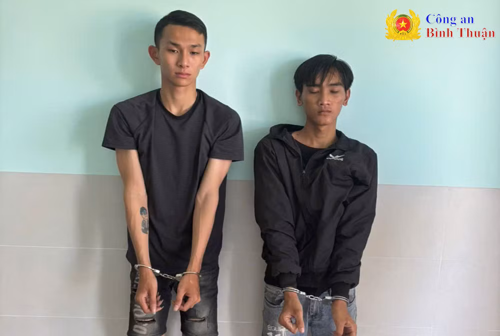 Bat nong 2 doi tuong cuop tai san nguoi di duong o Binh Thuan