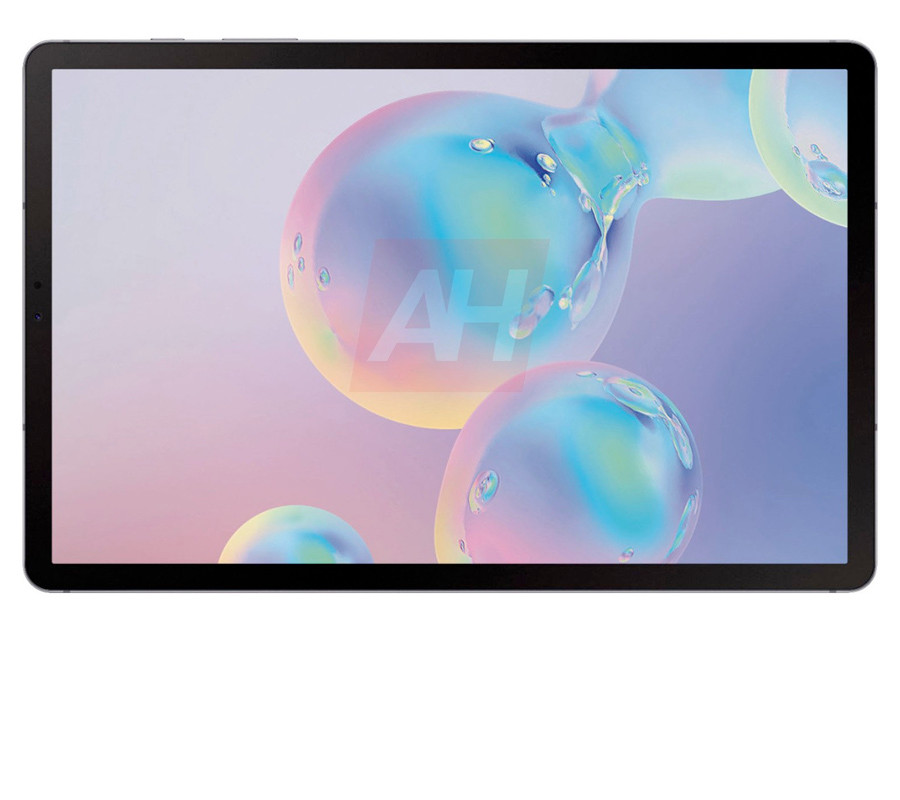 Về tổng thể, thiết kế của Tab S6 không thay đổi nhiều so với thế hệ tiền nhiệm S4 trước đó. Vẫn là màn hình lớn với viền mỏng cả 4 cạnh. Các viền bo cong mềm mại, mang đậm hơi thở của đối thủ Apple iPad. Cạnh dưới của máy sẽ là cụm loa và cổng kết nối Type-C. Tab S6 sẽ được trang bị hệ thống âm thanh AKG.