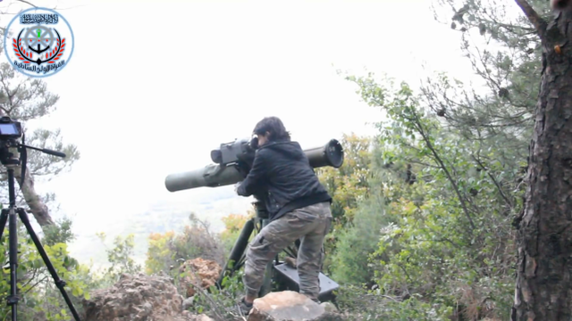 Từ khi cuộc nội chiến Syria bùng nổ, Thổ Nhĩ Kỳ đã cung cấp vũ khí và thiết bị quân sự cho phiến quân ở Syria một cách bí mật hoặc công khai với nhiều lý do; sự trợ giúp của Thổ Nhĩ Kỳ khiến lực lượng nổi dậy trở thành đối thủ mạnh, khiến Quân đội chính phủ Syria không thể đánh bại và buộc phải cầu viện đến Nga.