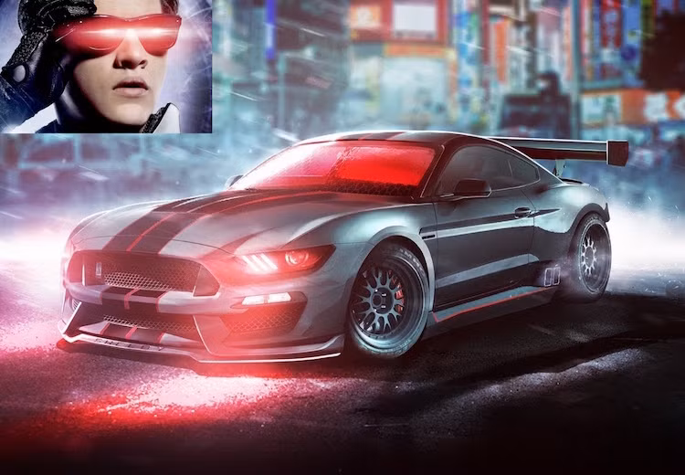 Được coi là "thủ lĩnh" của X-Men, siêu anh hùng với khả năng bắn laser từ mắt sẽ rất hợp với Ford Mustang Shelby GT350R. Lịch sử của Ford Mustang đã bắt đầu từ năm 1964 tới nay - muộn hơn chỉ 1 năm sau khi Cyclops lần đầu xuất hiện trong truyện tranh, đồng thời chiếc GT350R cũng là phiên bản Mustang thể thao nhất hiện nay.