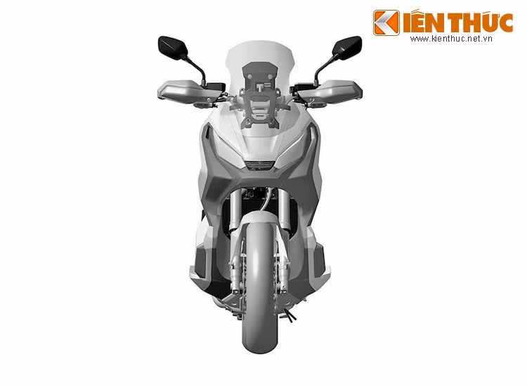 So với phiên bản concept, ADV bản thương mại vẫn giữ nguyên thiết kế đầy tính "tương lai" với những đường nét vuông vức, góc cạnh khỏe khoắn.