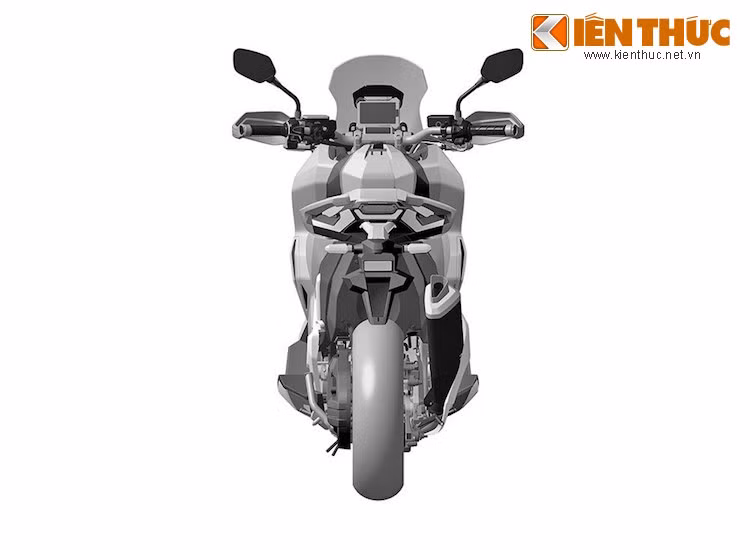 Bảng đồng hồ của chiếc xe vẫn là một màn hình màu TFT hiển thị đa thông tin lớn, trong khi ống xả của ADV bản thương mại đã được Honda giảm kích thước xuống so với chiếc concept.