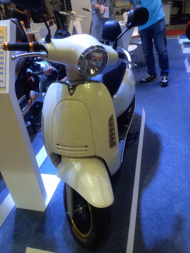 Các mẫu xe điện trưng bày tại triển lãm nhìn chung đều có độ hoàn thiện tốt hơn so với nhiều mẫu xe đang được bày bán tại thị trường, cũng như sở hữu kiểu dáng bắt mắt. Tuy nhiên gần như tất cả trong số chúng đều có ít nhiều phần "nhái" thiết kế của các dòng xe nổi tiếng.