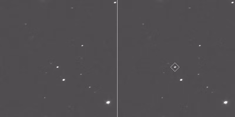 Tiểu hành tinh được đặt tên theo nhà nghiên cứu cổ sinh vật học người Mỹ Donald Johanson, người đã phát hiện ra hóa thạch "Lucy” - hài cốt của một họ hàng đã tuyệt chủng của loài người - tại Ethiopia vào năm 1974. Ảnh: NASA/Goddard/SwRI/Johns Hopkins APL.