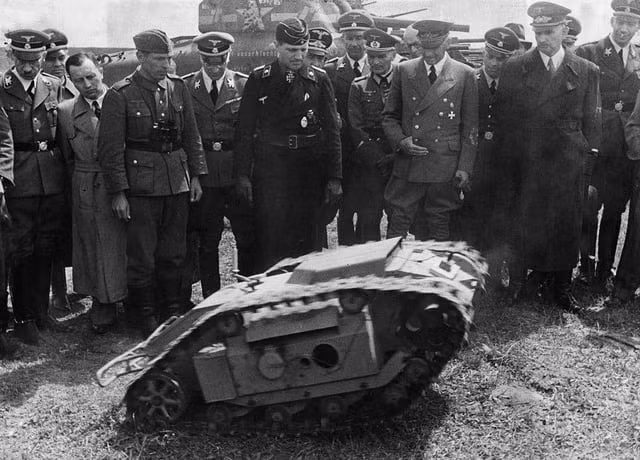Trong Thế chiến 2, Đức quốc xã đã chế tạo 7.500 xe tăng Goliath nhưng hiệu quả đạt được không khả quan nên không thể giúp Hitler xoay chuyển tình hình chiến sự. Ảnh: militaryhistoria.