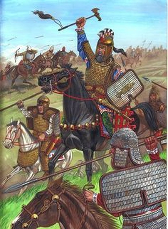 Khi ấy, quân đội Scythia triển khai chiến dịch ruồi bu thành công khiến lực lượng La Mã chỉ có thể di chuyển và chiến đấu trong vòng vây của đối phương với bán kính khoảng 1m.