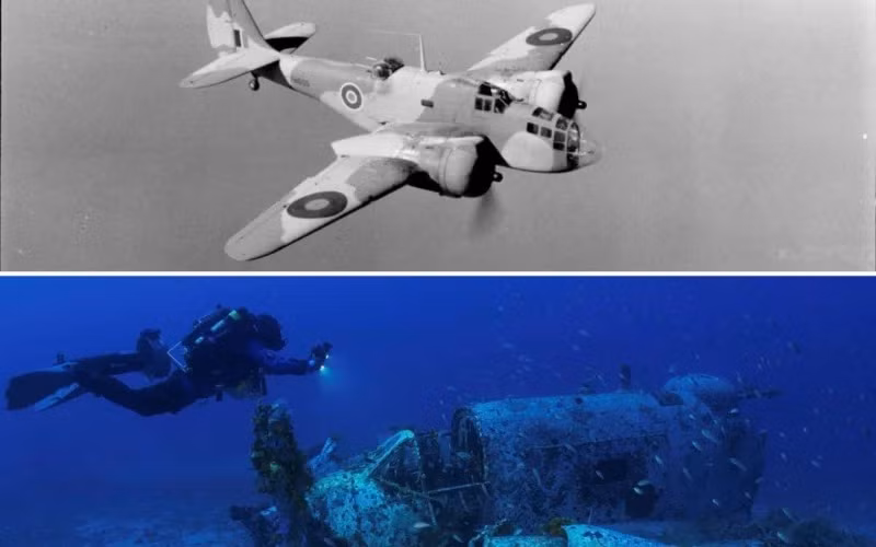 Theo các quan chức RAAF, việc tìm thấy xác máy bay Baltimore FW282 sẽ có thể giúp sớm tìm ra thi hài của 3 thành viên phi hành đoàn được báo cáo mất tích từ năm 1943. Ảnh: RAAF.