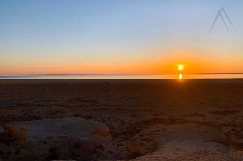 Nồng độ muối trong lượng nước còn lại của Biển Aral tăng lên cao hơn đại dương, giết chết đa số sinh vật bản địa trong hồ và làm suy giảm sự phong phú của hệ sinh thái địa phương. Ảnh: central-asia.guide.