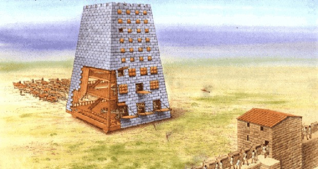 Tháp công thành Helepolis được sử dụng trong nhiều trận chiến. Trong số này, nổi tiếng nhất là cuộc công thành Rhodes vào năm 305 trước Công nguyên. Khi ấy, vương quốc Rhodes phát triển mối quan hệ gắn bó về thương mại và văn hóa với pharaoh Ptolemy I của Ai Cập, tạo nên một liên minh kiểm soát hoạt động thương mại trên khắp biển Aegean. Ảnh: factrepublic.