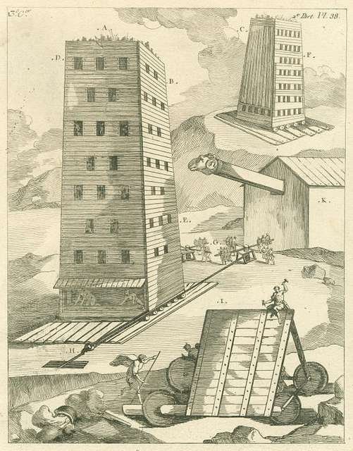 Trong số các vũ khí được vua Antigonus I triển khai có siêu vũ khí Helepolis. Lực lượng đảo Rhodes điên cuồng tấn công Helepolis khiến cỗ máy này bị hư hại. Ảnh: thearchaeologist.