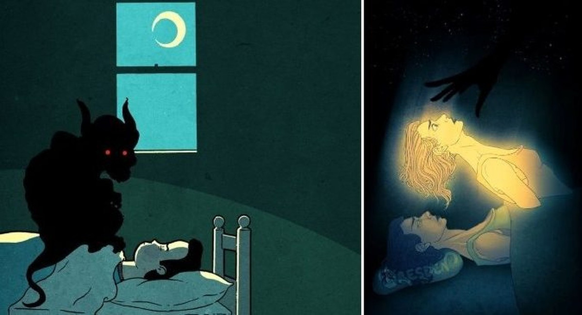 Không chỉ người lớn, một số trẻ em có thể cảm nhận được sự hiện diện của quái vật Kanashibari khi nó đột ngột xuất hiện trong phòng ngủ.