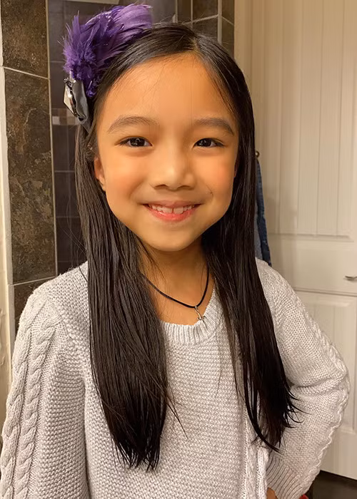 Cô công chúa nhà giọng ca "Mắt nai cha cha cha" thừa hưởng nhiều nét đẹp của mẹ.