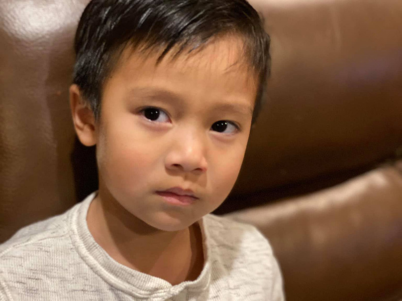 Con trai út của Hồng Ngọc năm nay 5 tuổi.