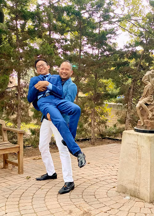 Chấn Hưng năm nay 15 tuổi, đang học cấp 3.