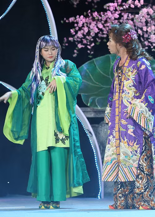  Lâm Vỹ Dạ đóng Táo quân 2021. Đây là lần đầu tiên cô tham gia chương trình. Ảnh: Phụ nữ Việt Nam