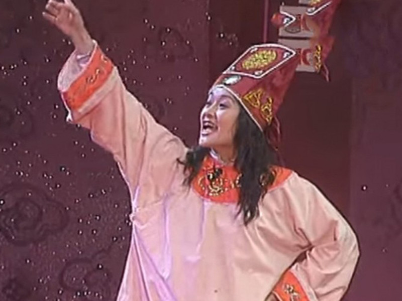 Vân Dung luôn đồng hành cùng Táo quân từ khi chương trình bắt đầu lên sóng cho đến nay. Ảnh: VTV