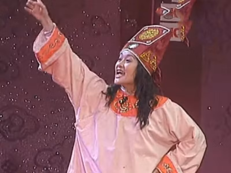 Vân Dung luôn đồng hành cùng Táo quân từ khi chương trình bắt đầu lên sóng cho đến nay. Ảnh: VTV