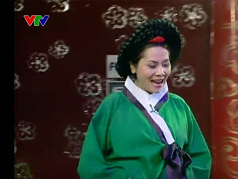 Năm 2005, nghệ sĩ Minh Hằng lần đầu tham gia chương trình với nhân vật Mama Chuê trong bộ phim “Nàng Dea Jang Geum”. Ảnh: Tiền Phong